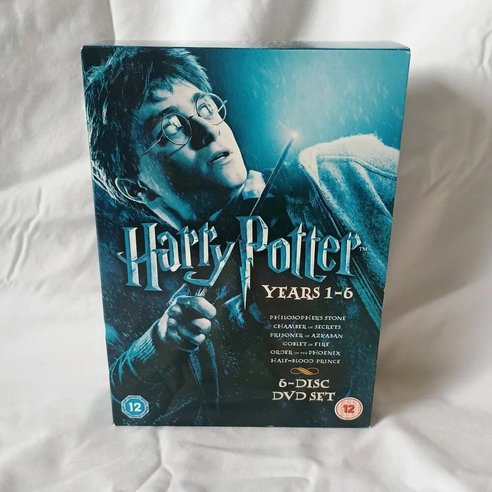 Harry Potter Years 1-6 Gift Set Movie UK DVD Box Set Christmas Present - Picture 1 of 3